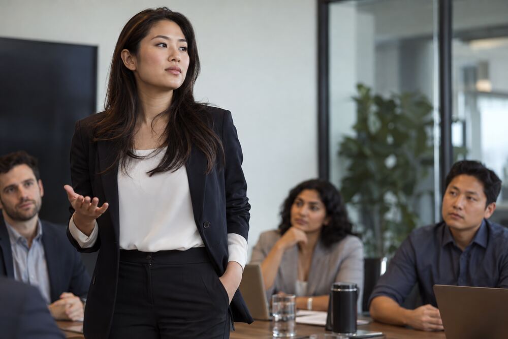 Grace Kim in the conversation setting