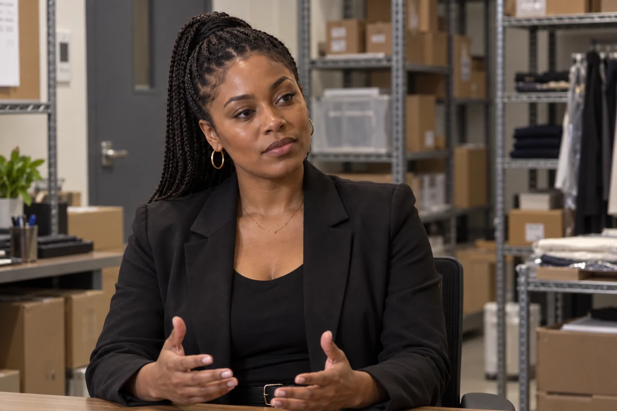 Keisha Monroe in the conversation setting