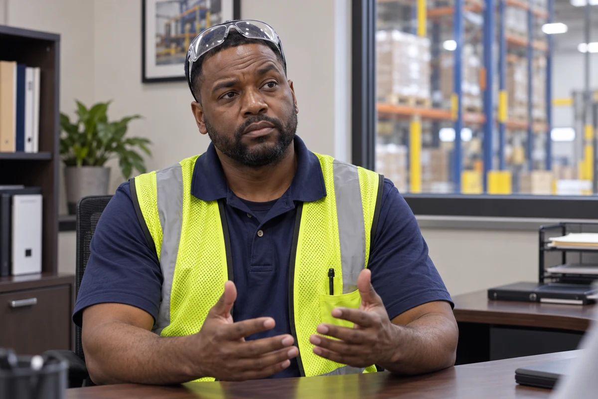 Marcus Reed in the scenario setting