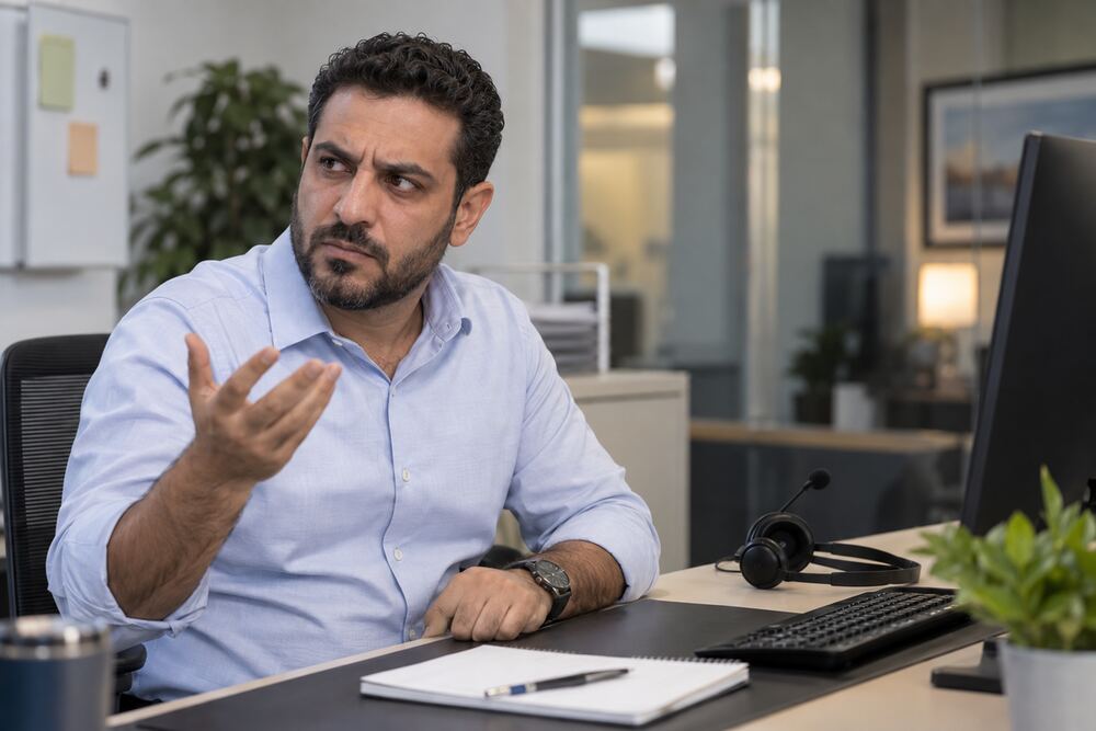 Omar Rahman in the conversation setting